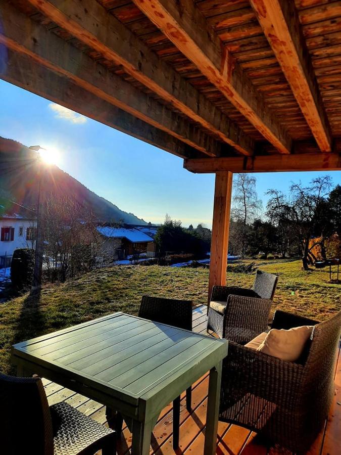 Votre Studio Balneo Bien-Etre A La Montagne Thollon-les-Memises Zewnętrze zdjęcie
